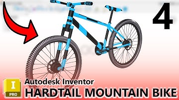 HARDTAIL Mountain Bike Project in Autodesk Inventor - Part 4