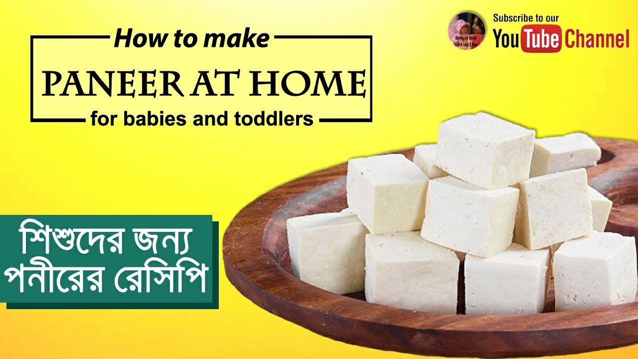 Paneer recipes for babies and toddlers শিশুদের জন্য পনীরের রেসিপি
