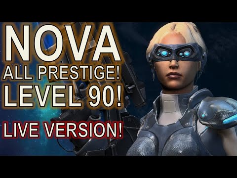 nova starcraft  Update  Level 90 Nova Prestige! ALL Talents! [Starcraft II Co-Op]