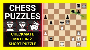Chess Puzzles to Practice. Themes: Checkmate, Mate in 2, Short puzzle. Learn Chess