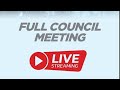 FULL COUNCIL MEETING