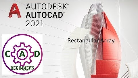 AutoCAD Tutorial for Beginners Rectangular array