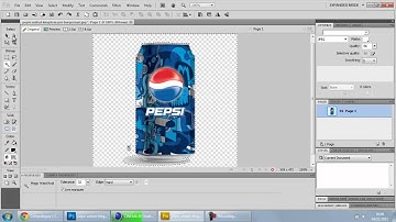 How to remove background in Adobe Fireworks Cs5