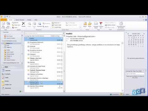 Kako organizirati emailove pomoću foldera (Outlook 2010)