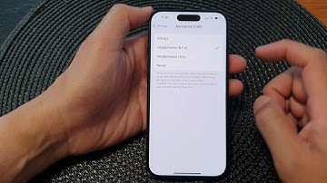 iPhone 15/15 Pro Max: How to Set Announce Calls to Headphones & Car or Headphone Only