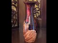 Woodturning | Resin and Maple Burl Vase - My first commission to the UK