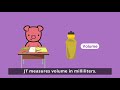 Volume and Mass Measurement Concepts