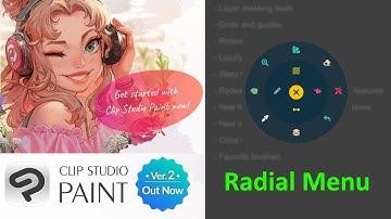 Radial Menu: The Ultimate Tool for Clip Studio Paint enthusiasts and Digital Artists!