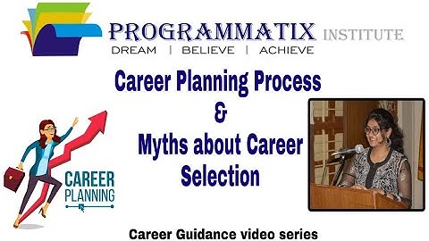 Career Planning Process & Myths About Career Selection | Miss Nidhi Soni | Programmatix Insitute