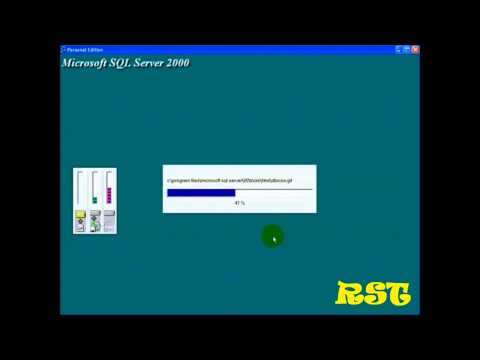 How to install Sql Server 2000 and Install backup to the database   RST