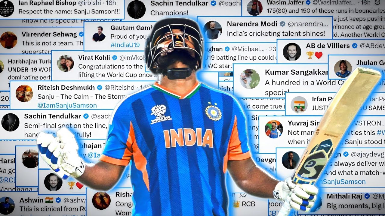 Лучшие игроки в крикет комментируют 97(50)* иннингов Санджу Самсона и победу Индии над Вест-Индие...