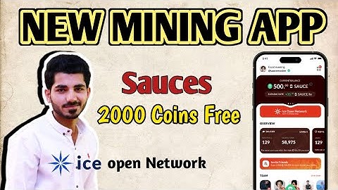New Mining App || Sauces mining App || Account create procedure || ice New Project