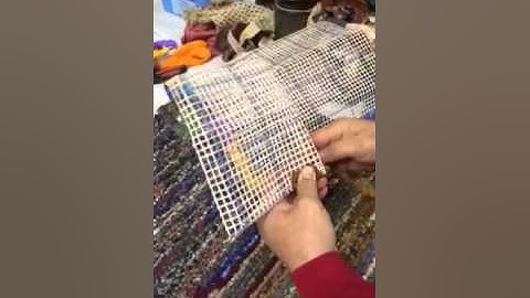 Locker Hooking Part 2 Binding how to