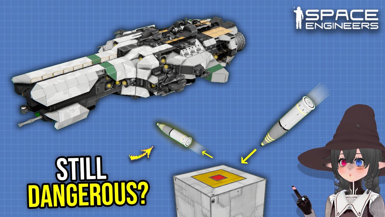 Normal Versus Deflected Shell Damage on Armor Tested, Space Engineers ...
