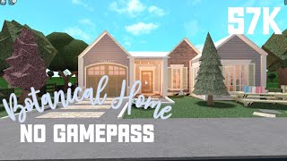 BLOXBURG| Botanical No Gamepass Home | House Build
