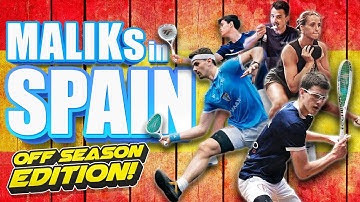 Team Malik Takes on Spain 🇪🇸 | PSA Matches & Pro Training Behind the Scenes!