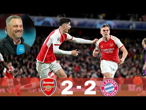 Darren fletcher poetry🥰 on Arsenal Vs Bayern Munich 2-2 // champions league quarter finals🤩🔥