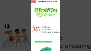 Can You Guess It in 3 Seconds? Alphabet Z Quiz Part 3 🧠 #quiztime #Shorts #QuizShorts #YouTubeShorts