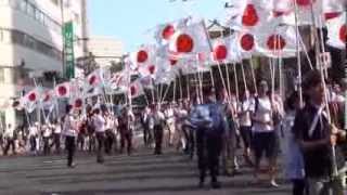 【H25/8/15】英霊に感謝し、靖国神社を敬う国民行進【於 九段下交差点】