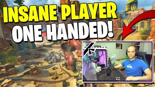 I Met One Of The BEST One Handed Players While Solo Ranking In Apex Legends!