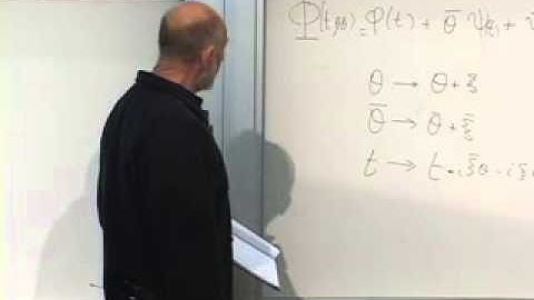 7  Supersymmetry, Grand Unification, and String Theory Lecture 7 May 18, 2010