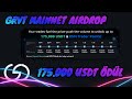 GRVT Airdrop Tahsisini Arttırma | 175.000 USDT ÖDÜL #grvt