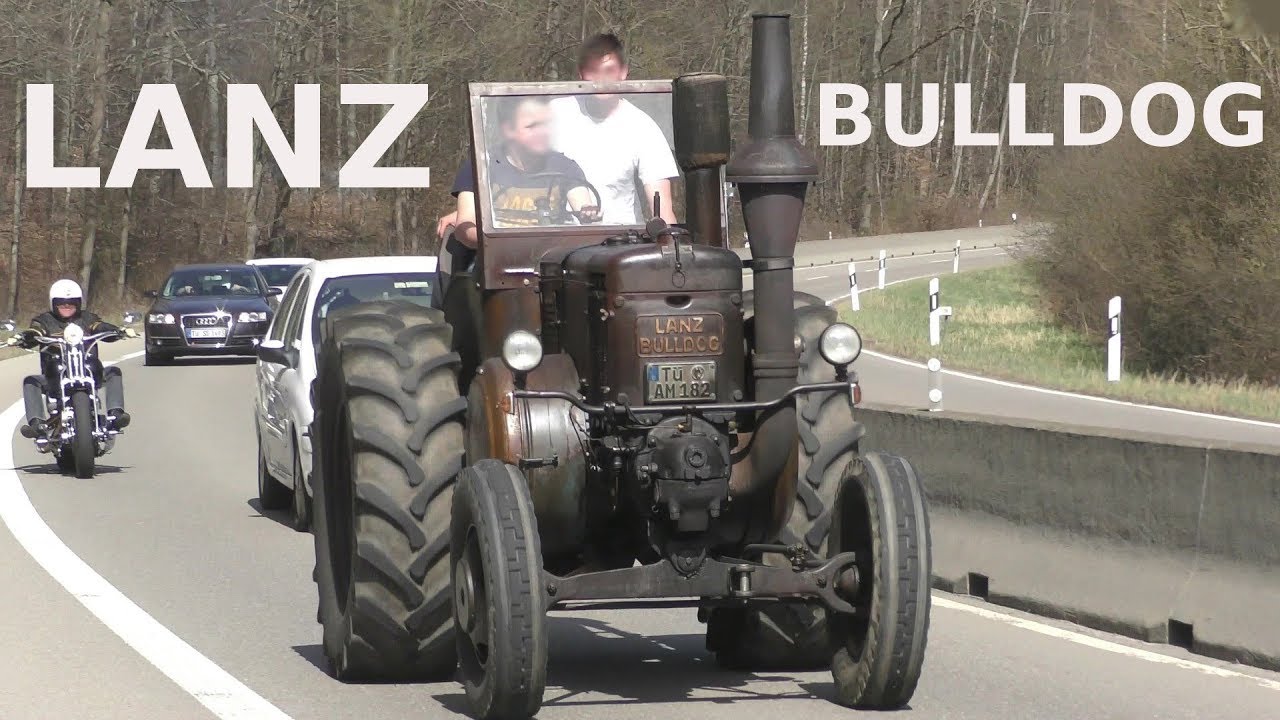 Lanz Bulldog Fahrt Vollgas Vintage Tractor Oldtimer Schlepper Auf Der Strasse Youtube