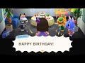 My ACNH Birthday with Raymond, Rosie and Tangy!