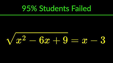 Germany | A Nice Square Root Algebra Problem | Math Olympiad