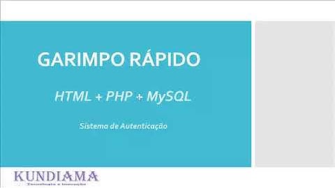 1   Introdução - Sistema de login e cadastro com Php e MySql