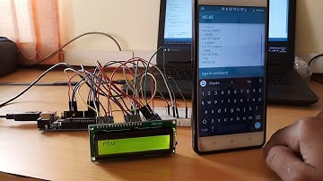 Arduino Display characters on LCD screen.
