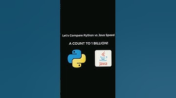 Python vs Java Speed Test #shorts