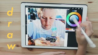 How I draw on photos (using procreate OR pencil & paper)