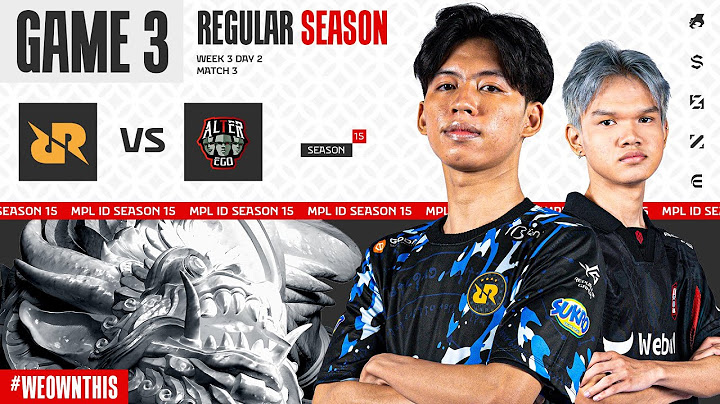 RRQ HOSHI vs ALTER EGO | Regular Season Week 3 Day 2 | Game 3 | #MPLIDS15