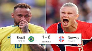 Norway Knocked Out Brazil 😭🙏🏼