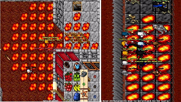 Old Tibia - Golden Breath MS 125 HACKED Part II (Mythera 2005 7.4)