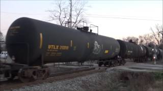 NS ET44AC Leading NS 65H Empty Ethanol Train in Millen, GA 2/2/17