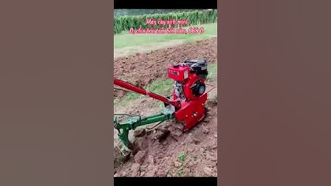 Máy Cày Xích Mini Máy Xới Đất Nông Nghiệp Máy Vun luống Đa Năng