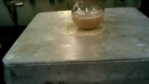 refluxing and stirring rm Williamson ether synthesis of phenacetin Org II labs.3gp