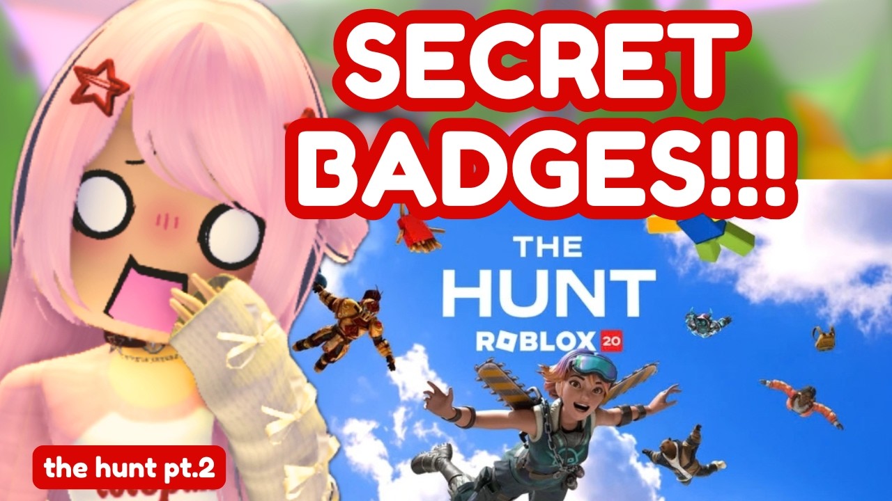 THE HUNT Roblox Event! Part 2 Getting the SECRET BADGES 🔴 #adoptme #roblox