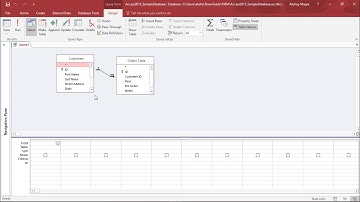 MS Access 2016 - Create Subqueries