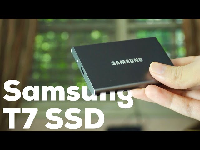 Samsung T7 Portable SSD - 2 TB - USB 3.2 Gen.2 Externe SSD Titan Gray  (MU-PC2T0T/WW)