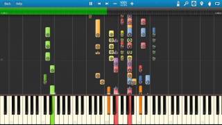 Bob Marley - Three Little Birds - Piano Tutorial - Synthesia - How To Play