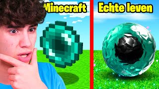 Reageren Op MINECRAFT vs ECHTE LEVEN!