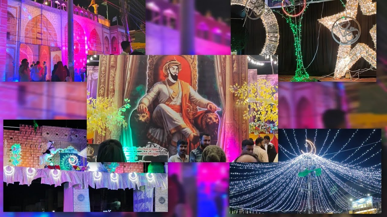 Eid e miladun nabi decoration ✨ in shimoga part-1 2025