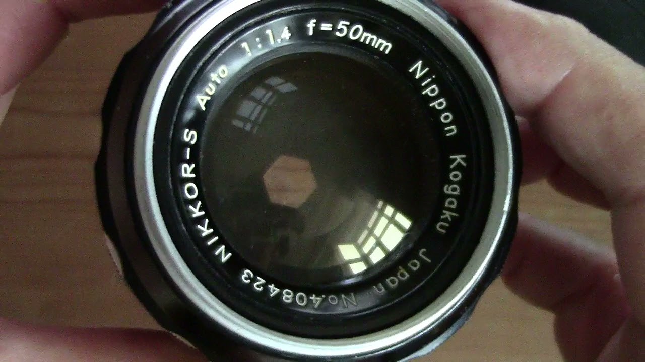 NIKKOR-S auto 1:1.4 f=50 nippon kogaku - YouTube