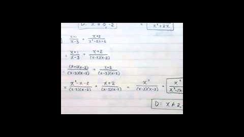 Algebra II 7.4 -  Adding and Subtracting Rational Expressions