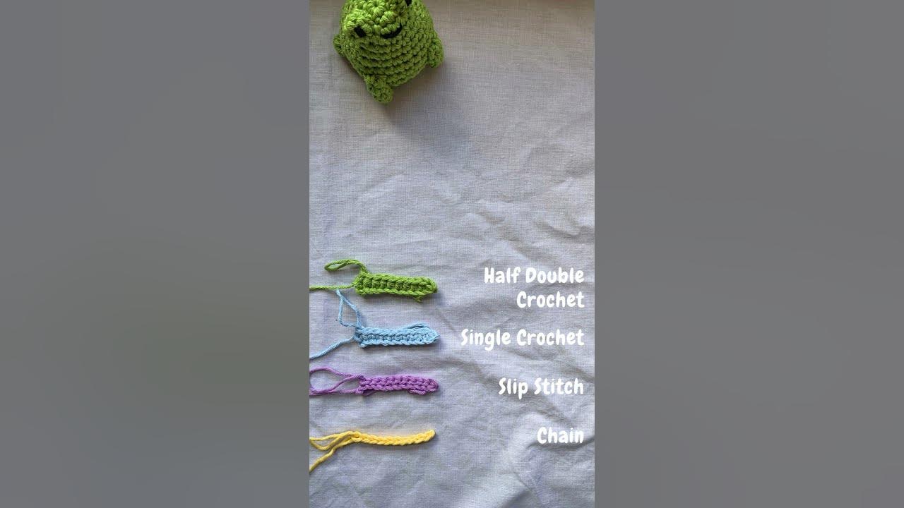 Difference Between Crochet Stitches