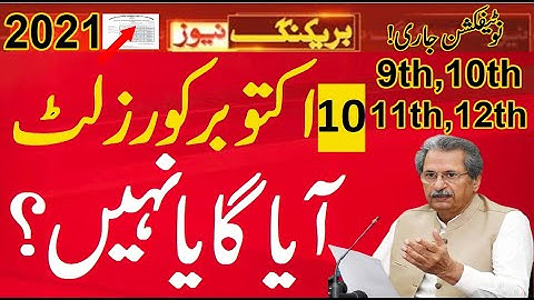 2nd year result 2021 | result 12th class 2021, matric result 2021,inter result 2021 Date,10th result