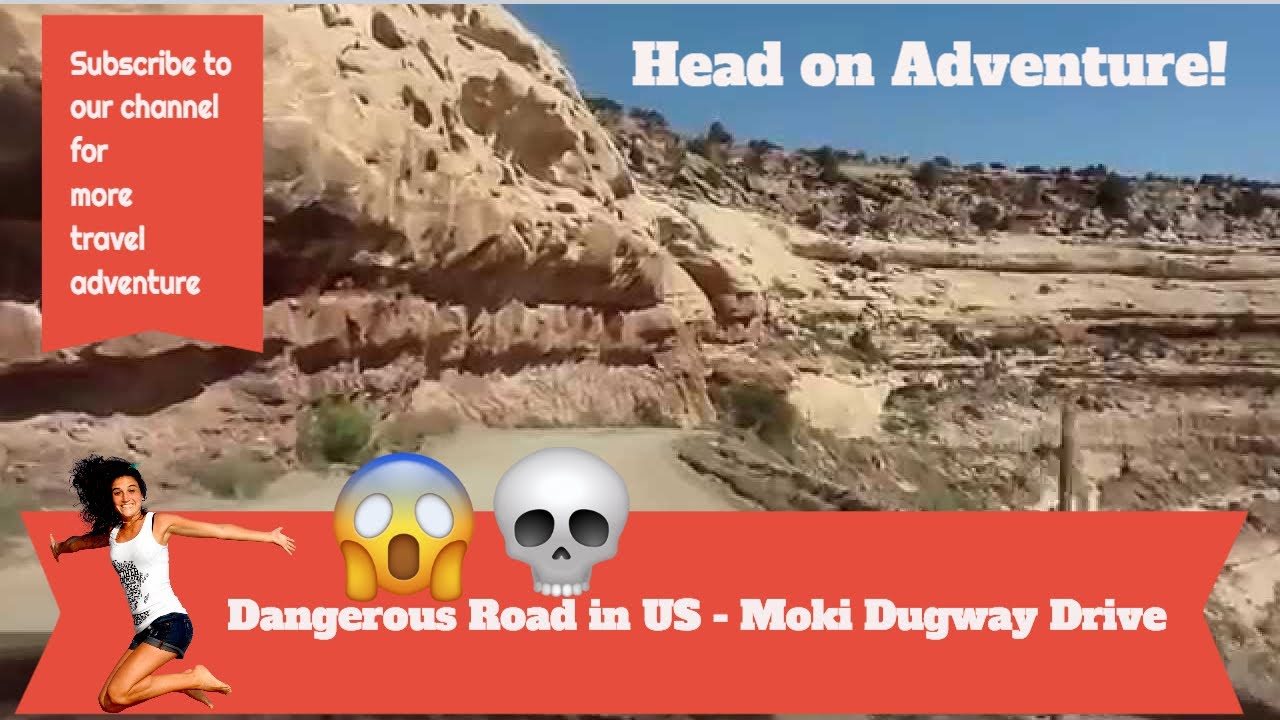 Dangerous Road in US Moki Dugway Moki Dugway, Utah YouTube